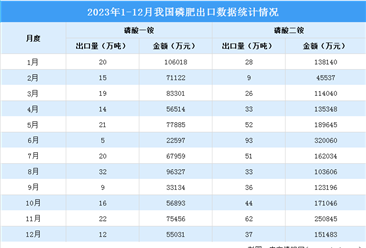 2023年12月中国磷化工产业运行情况：黄磷价格宽幅下跌（图）