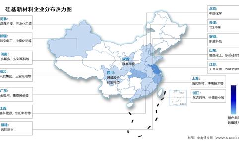 2024年中国硅基新材料行业市场现状及企业分布情况预测分析（图）