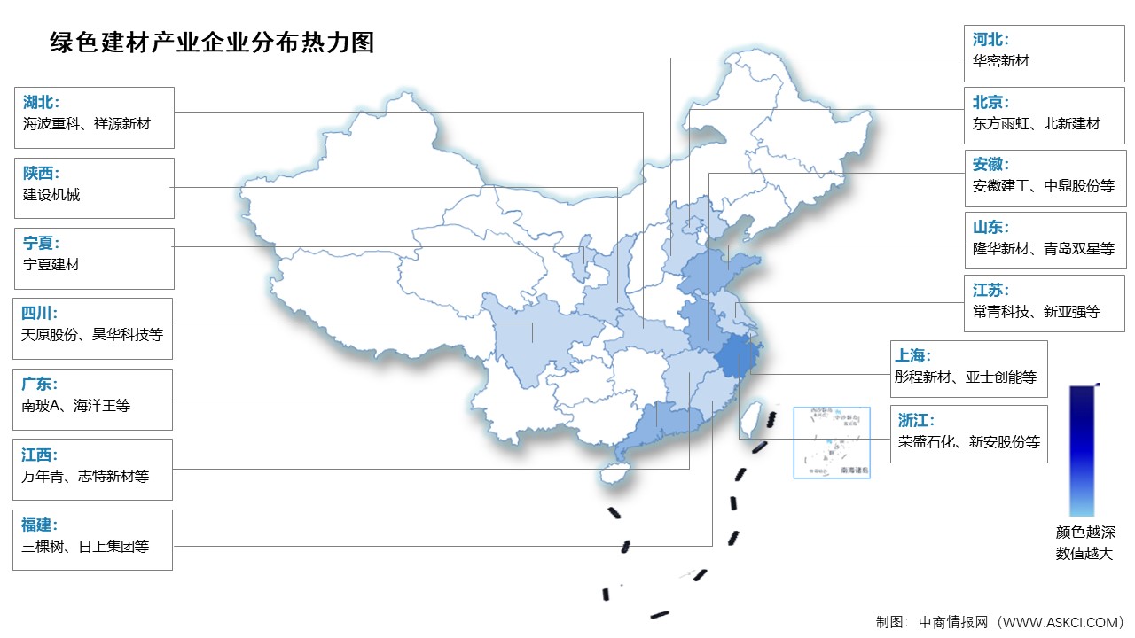 2024年中國(guó)綠色建材營(yíng)業(yè)收入及區(qū)域分布情況預(yù)測(cè)分析（圖）