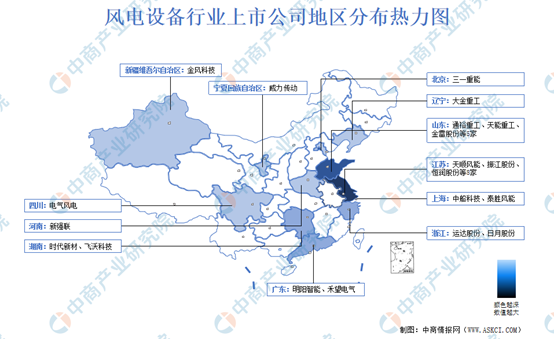 2024年风电设备行业上市公司全方位对比分析（企业分布、经营情况、业务布局等）
