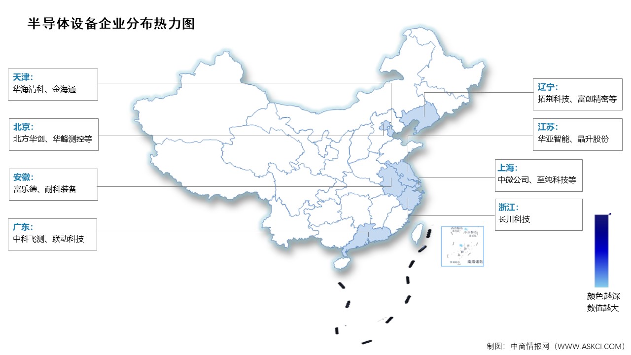 2024年中国半导体设备市场规模及区域分布情况预测分析（图）