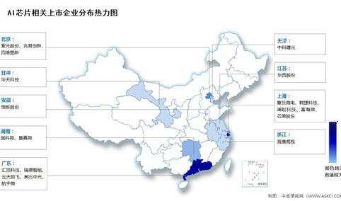 2024年中国AI芯片市场规模及企业分布情况分析（图）