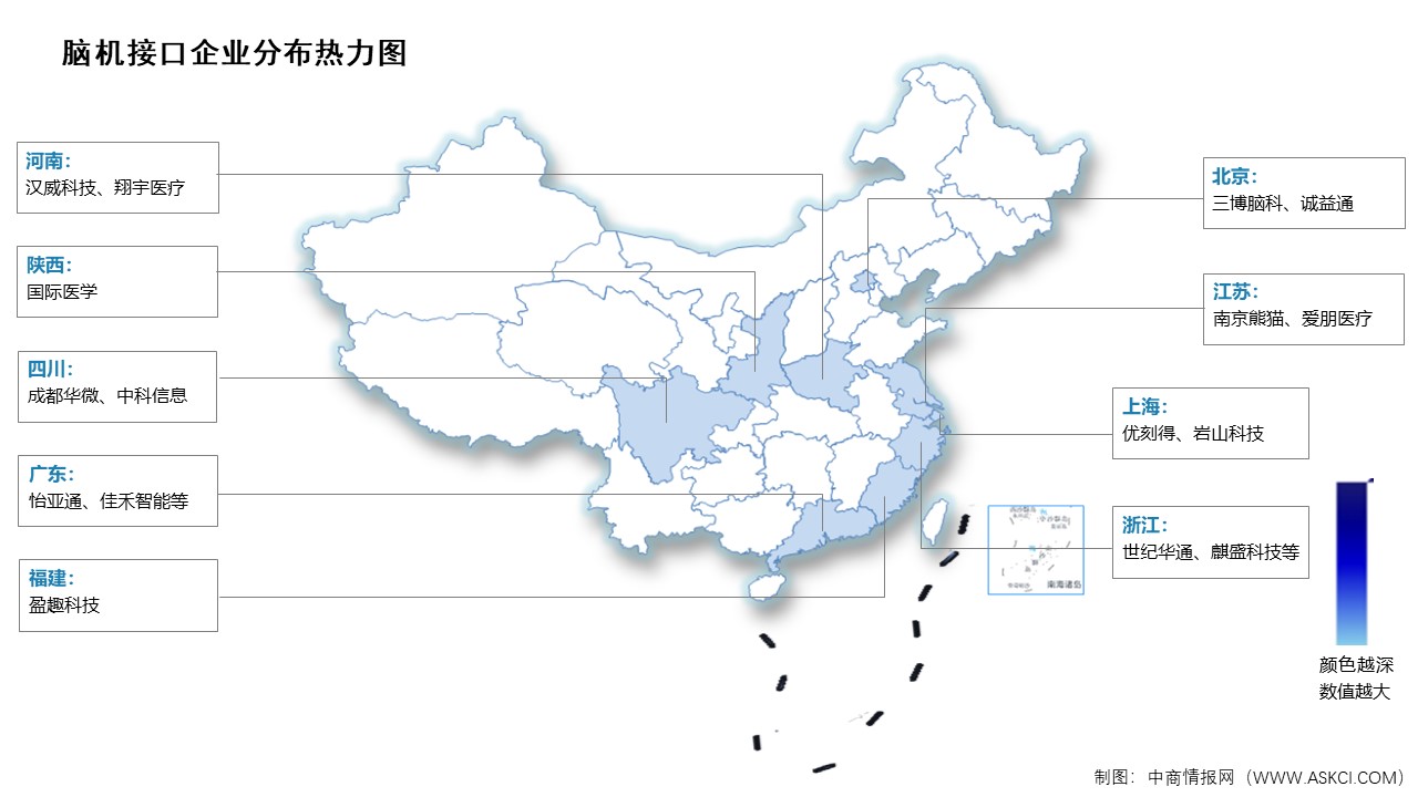 2024年中国脑机接口市场现状及重点企业分布情况预测分析（图）