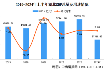 2024年上半年湖北经济运行情况分析：GDP同比增长5.8%（图）