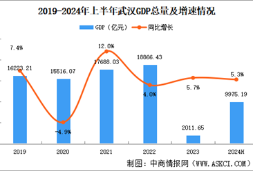 2024年上半年武汉经济运行情况分析：GDP同比增长5.3%（图）