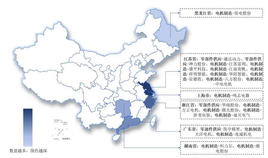 2024年中国电机行业上市公司全方位对比分析（企业分布、经营情况、业务布局等）