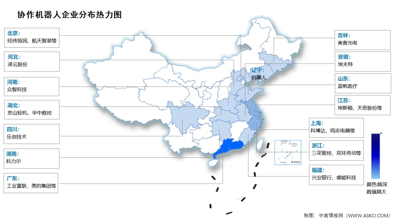 2024年中國協(xié)作機(jī)器人市場規(guī)模及企業(yè)分布預(yù)測分析（圖）