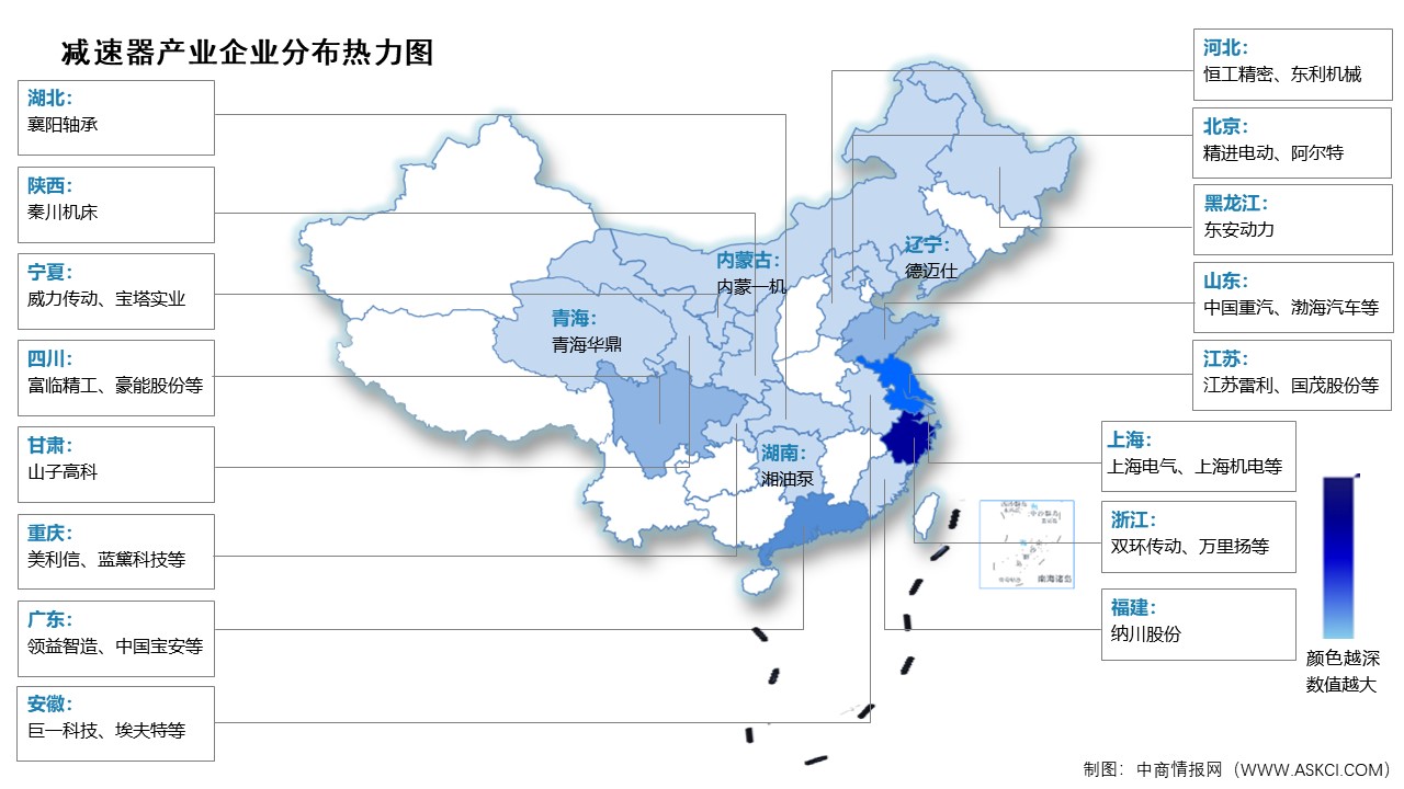 2024年中國減速器市場規(guī)模及企業(yè)分布預測分析（圖）