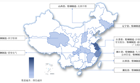 2024年中国特钢行业上市公司全方位对比分析（企业分布、经营情况、业务布局等）