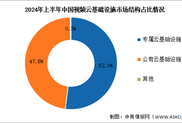 2024年上半年中国视频云基础设施市场规模及市场结构分析（图）