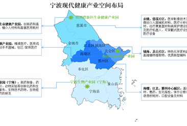 2024年宁波现代健康产业空间布局及产业规划分析（图）