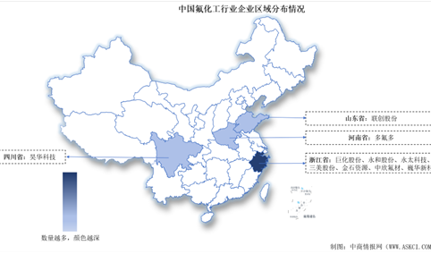 2024中国氟化工行业上市公司全方位对比分析（企业分布、经营情况、业务布局等）