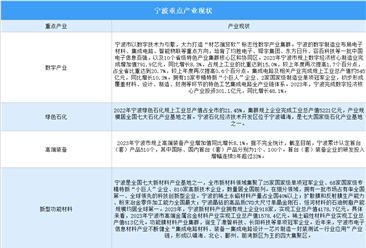 2024年宁波重点产业现状分析（图）