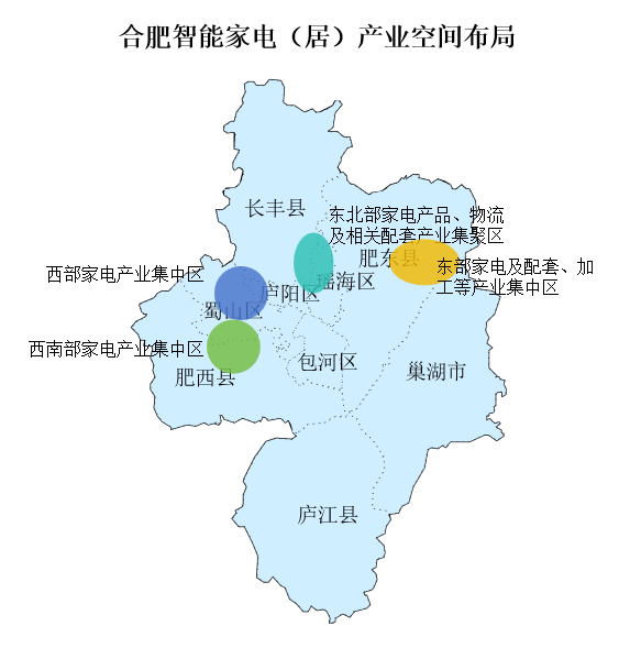 2024年合肥智能家電（居）產(chǎn)業(yè)空間布局及產(chǎn)業(yè)規(guī)劃分析（圖）