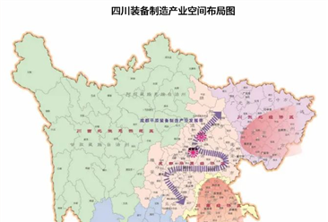 2024年四川装备制造产业空间布局（图）