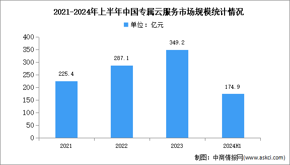 2024年上半年中国专属云服务市场规模及结构分析（图）