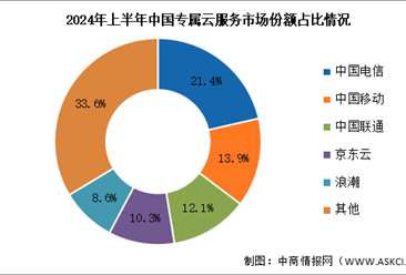 2024年上半年中国专属云服务市场规模及竞争格局分析（图）