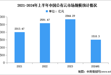 2024年上半年中國公有云服務(wù)市場現(xiàn)狀及發(fā)展前景分析（圖）