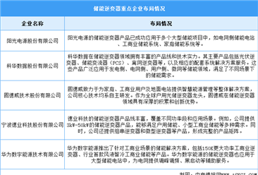 2024年中国储能逆变器市场规模及重点企业预测分析（图）