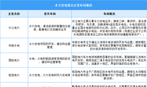 2025年中国水力发电发电量及重点企业预测分析（图）