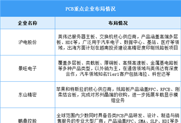 2025年中國PCB市場規(guī)模及重點(diǎn)企業(yè)預(yù)測分析（圖）