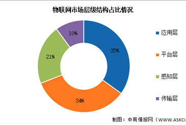 2025年中国物联网市场规模及层级结构预测分析（图）