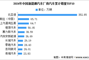 2025年中国新能源汽车行业竞争格局及市场份额解读（图）