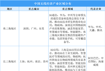 中国无线经济产业地图：区域分布与核心领域解析