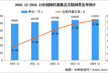 2024年中国互联网网民结构状况分析：网民规模达11.08亿（图）