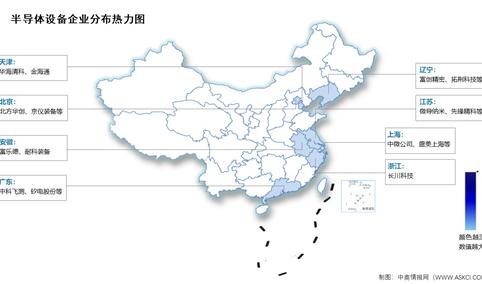 2025年中国半导体设备市场规模及企业分布情况预测分析（图）