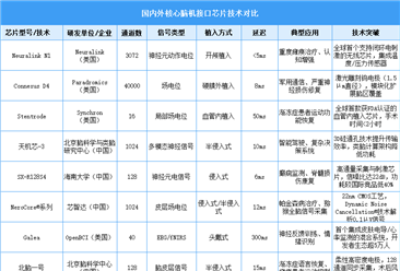 2025年中国脑机接口芯片重点企业TOP10（附榜单）