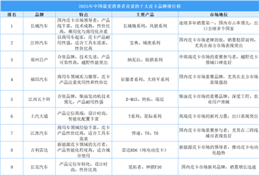 2025年中國最受消費者喜愛的十大皮卡品牌排行榜（附榜單）