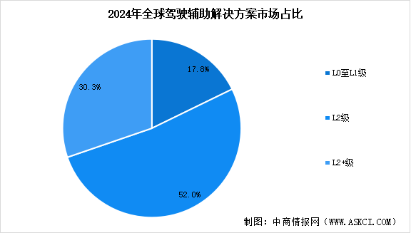 2025年全球驾驶辅助解决方案市场规模预测及市场占比分析（图）