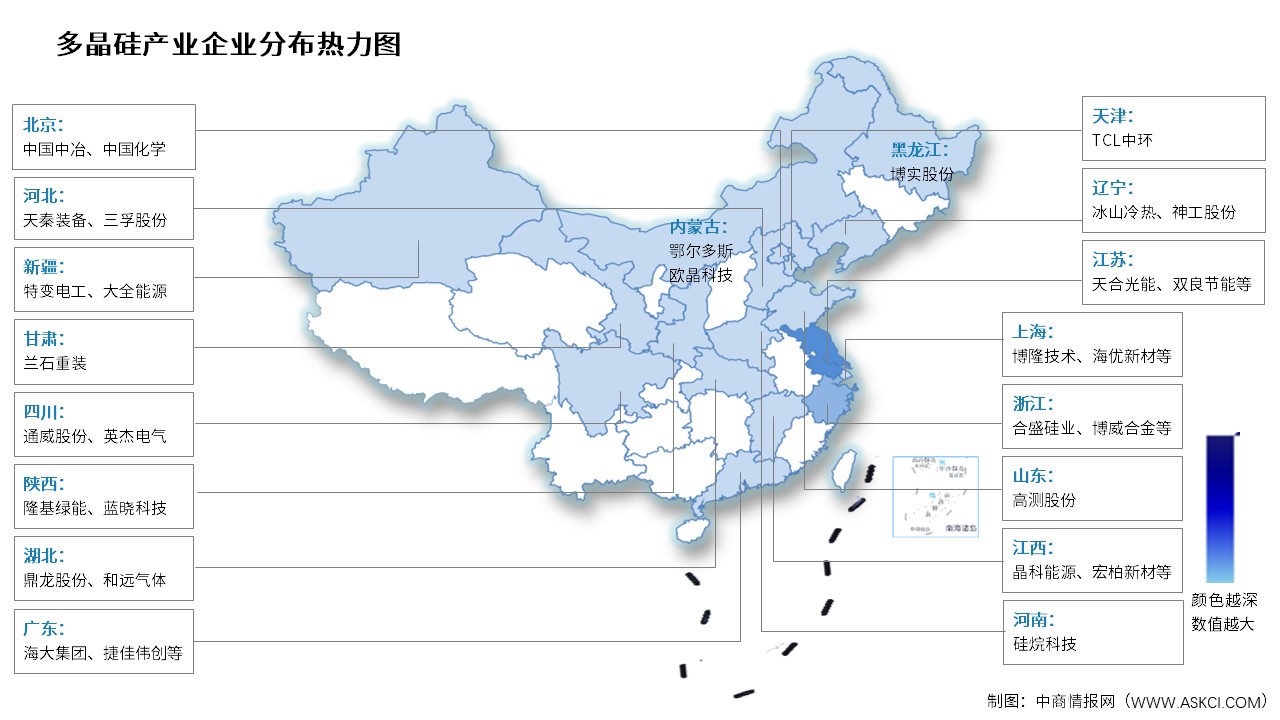 2025年中國(guó)多晶硅產(chǎn)量及企業(yè)分布情況預(yù)測(cè)分析（圖）
