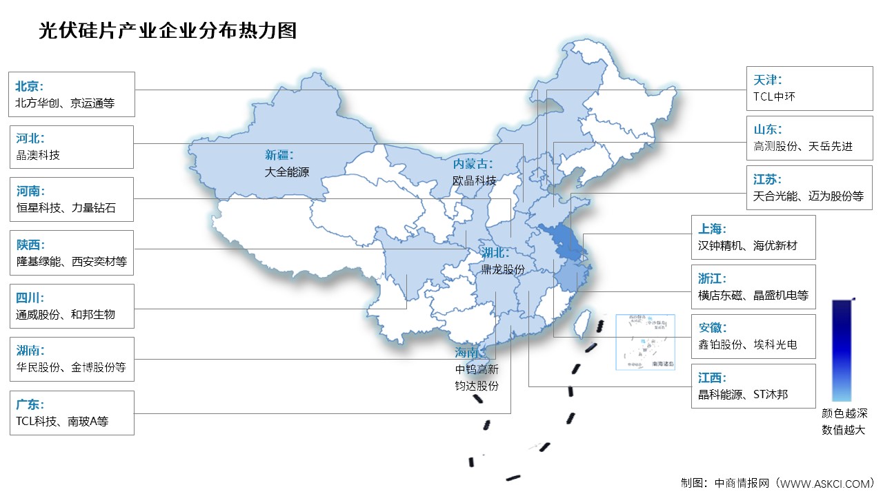 2025年中國光伏硅片產(chǎn)量及企業(yè)分布情況預(yù)測分析（圖）