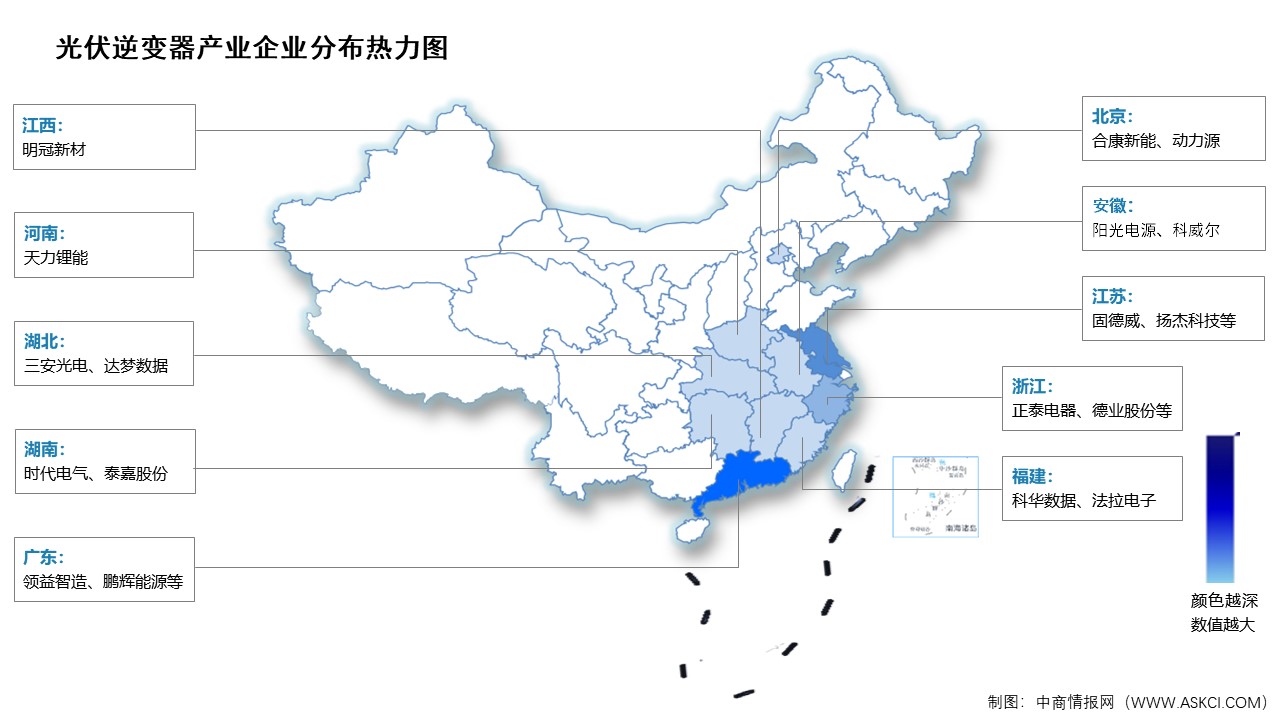 2026年中国光伏逆变器出货量及相关上市企业分布情况预测分析（图）