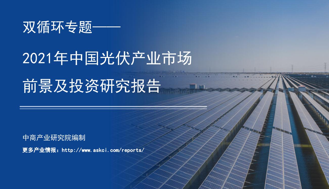 双循环专题——2021年中国光伏产业市场前景及投资研究报告